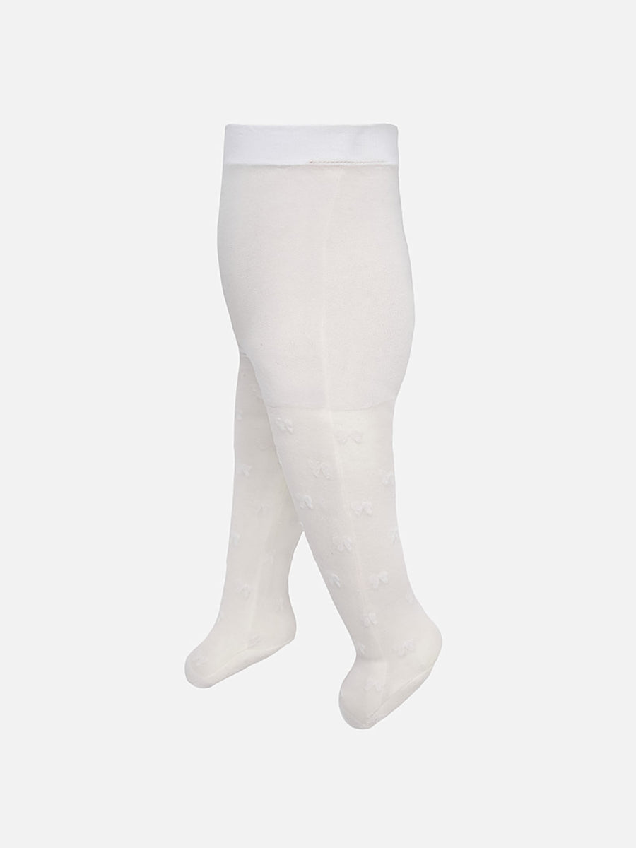 Collants jacquard Branco (Branco)  para Bebé Menina - Mayoral