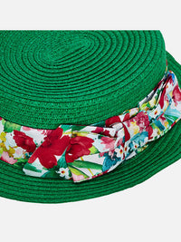 Chapéu laço Verde (Verde)  para Menina - Mayoral