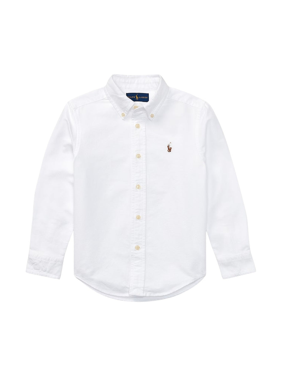 Camisa Branco para Menino - Polo Ralph Lauren