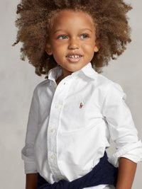 Camisa Branco para Menino - Polo Ralph Lauren