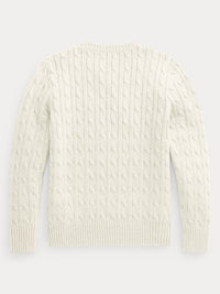 Camisola Branco para Menino - Polo Ralph Lauren
