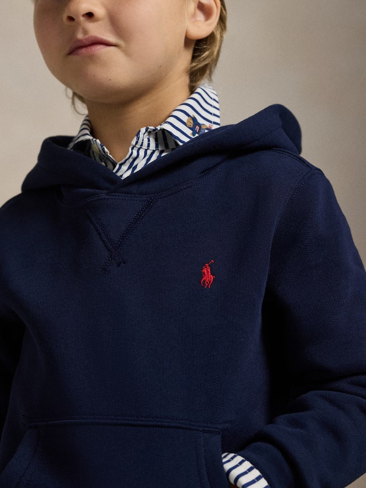 Sweat-shirt Marinho para Menino - Polo Ralph Lauren