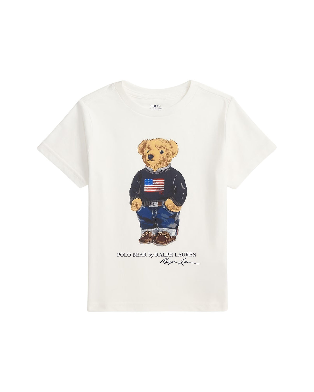 T-Shirt Branco para Menino - Polo Ralph Lauren