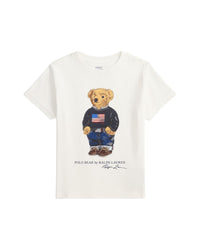 T-Shirt Branco para Menino - Polo Ralph Lauren