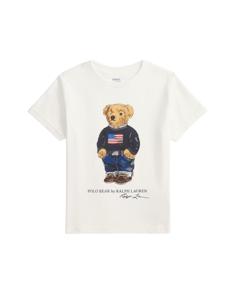 T-Shirt Branco para Menino - Polo Ralph Lauren