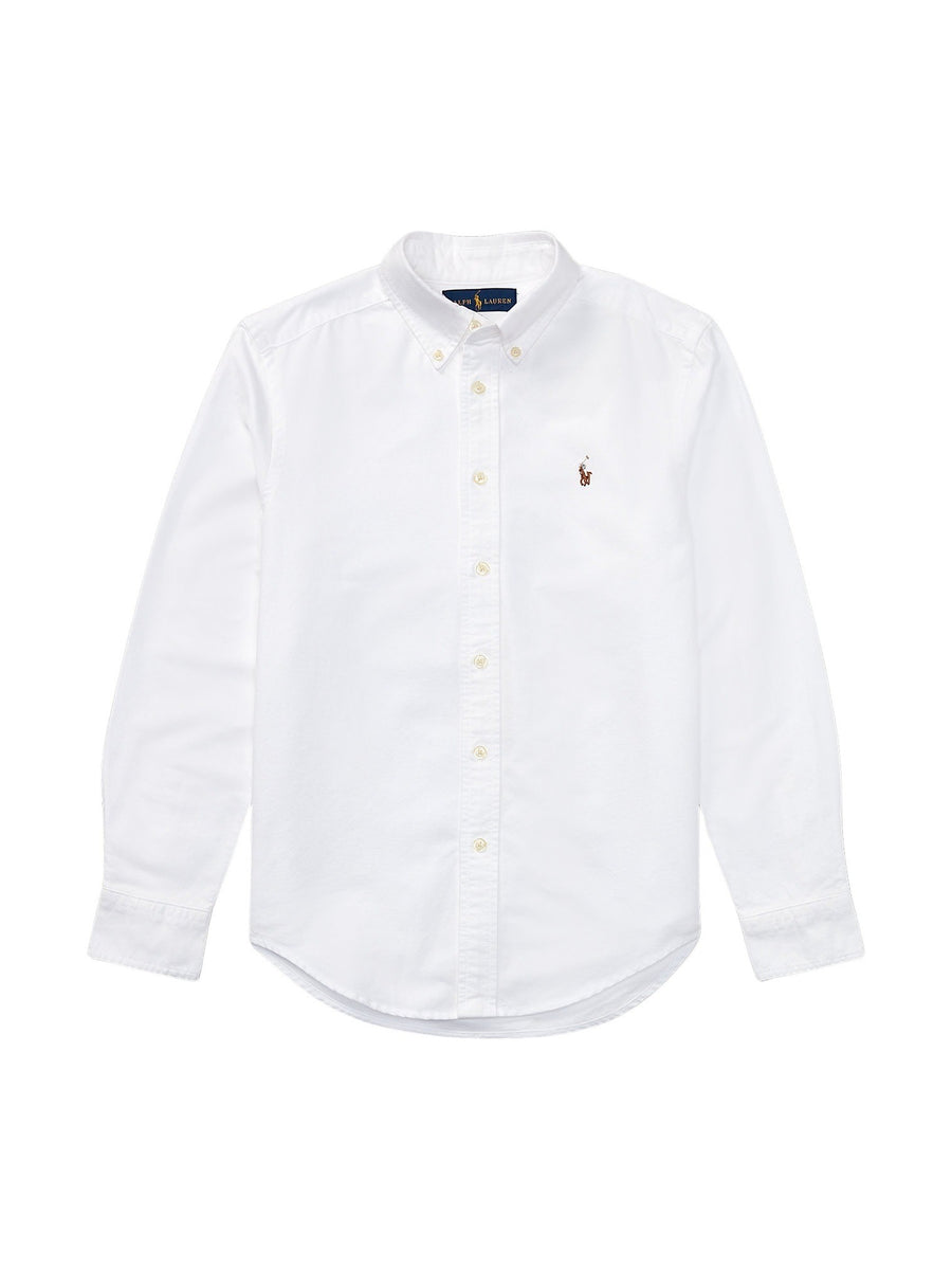 Camisa Branco para Menino - Polo Ralph Lauren