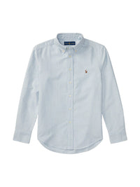 Camisa Celeste para Menino - Polo Ralph Lauren