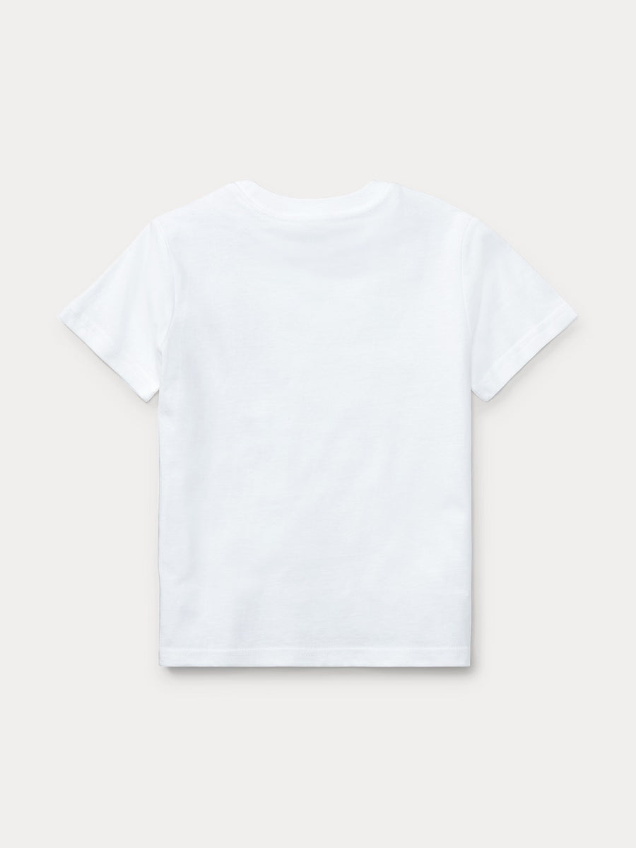 T-shirt Branco para Menino - Polo Ralph Lauren