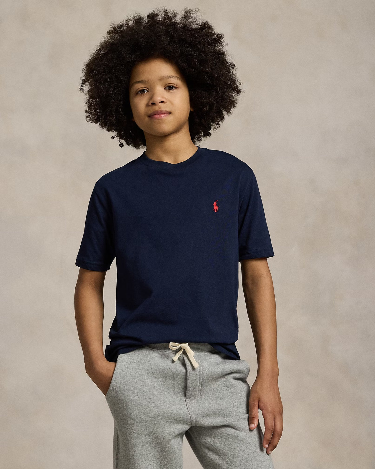 T-shirt Marinho para Menino - Polo Ralph Lauren
