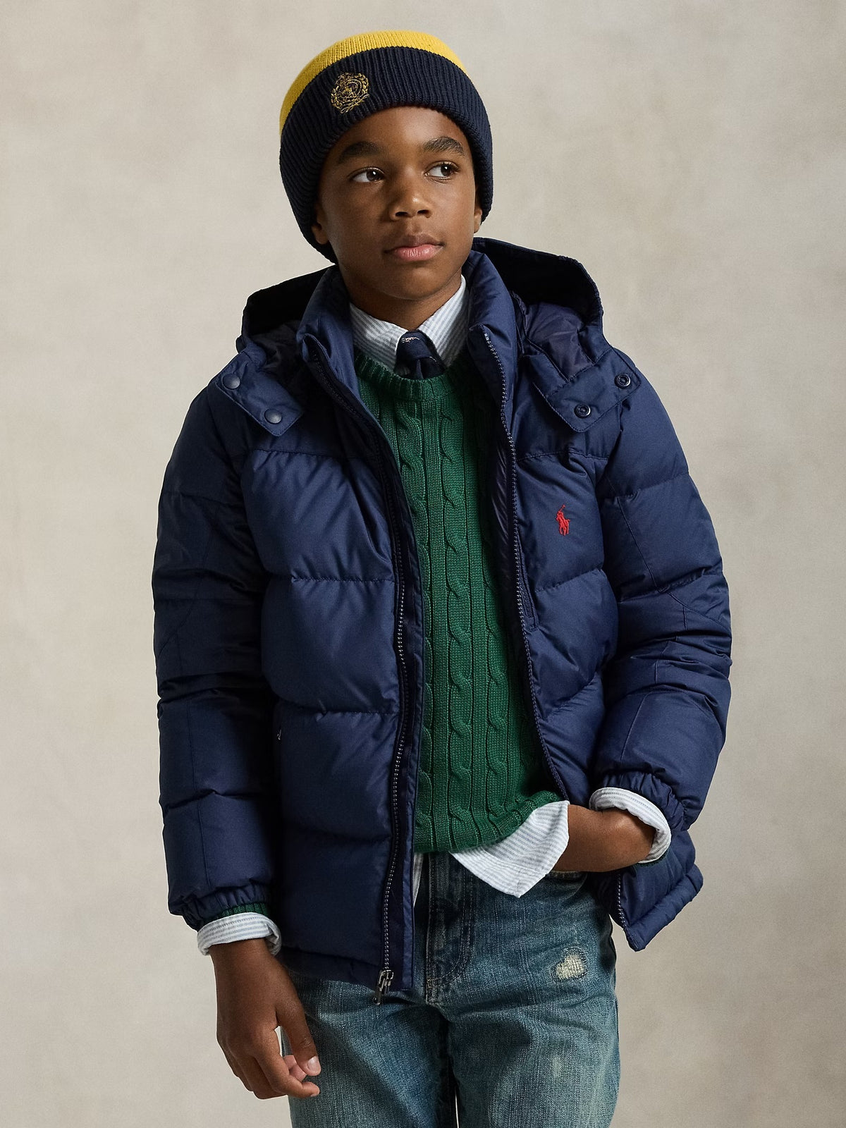 Blusão Marinho para Menino - Polo Ralph Lauren
