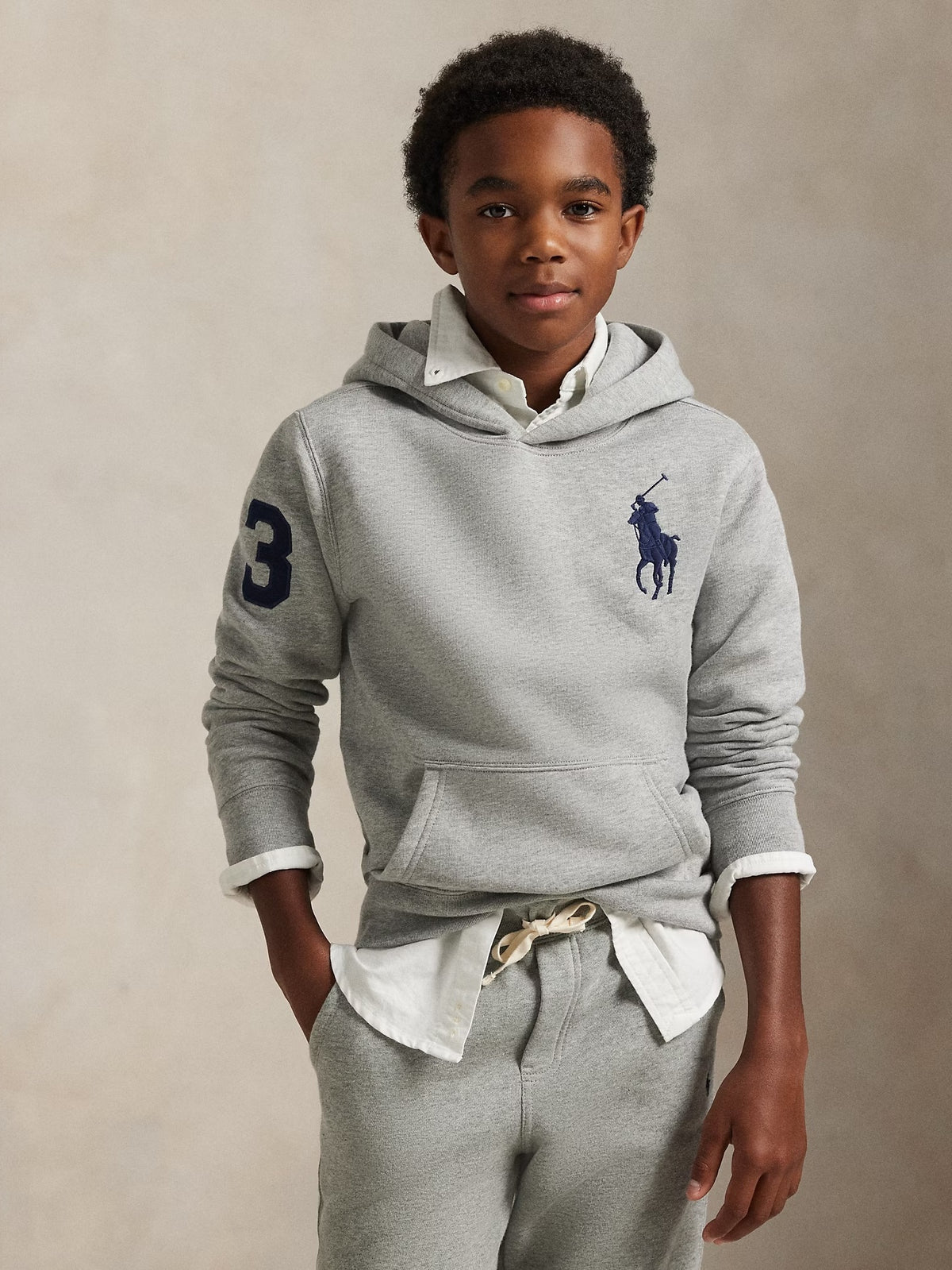 Sweat-shirt Cinza para Menino - Polo Ralph Lauren
