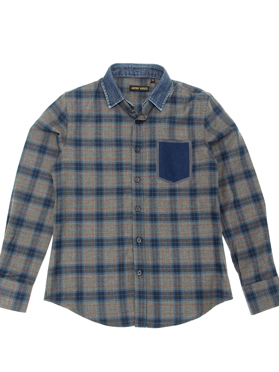 Camisa Cinza Claro para Menino - ANTONY MORATO