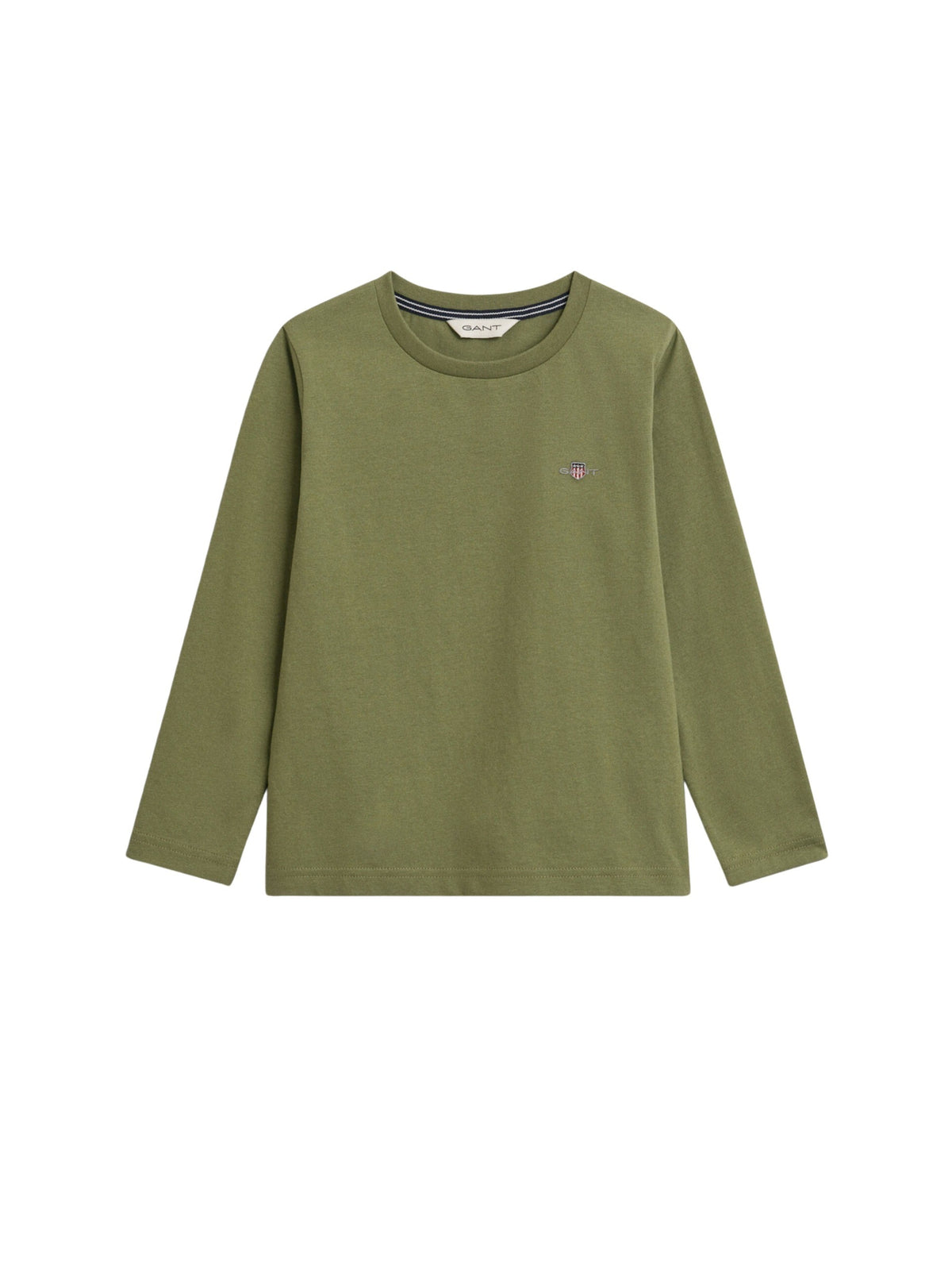 T-shirt Manga Comprida Azeitona para Menino - GANT