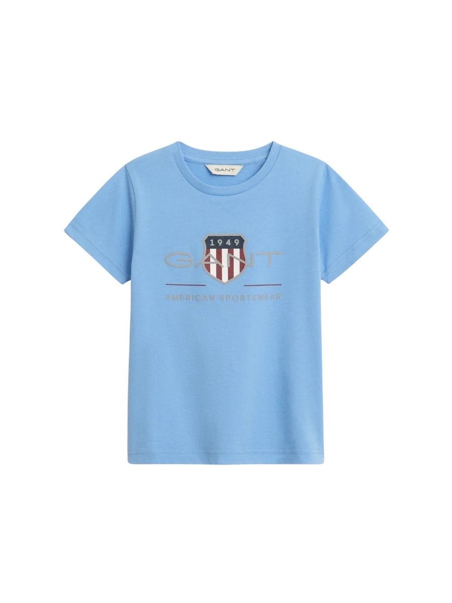 T-Shirt Celeste para Menino - GANT