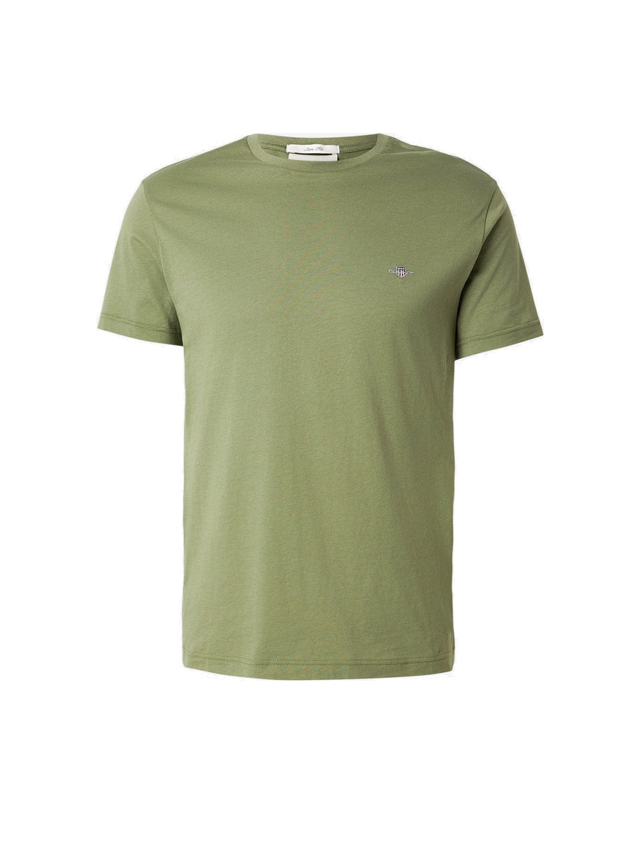 T-Shirt Azeitona para Menino - GANT
