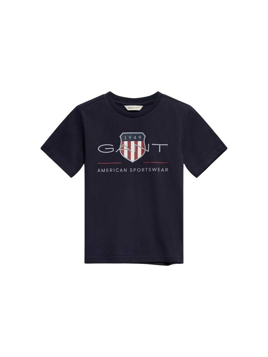 T-Shirt Marinho para Menino - GANT