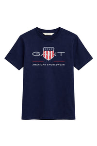 T-Shirt Marinho para Bebé Menino - GANT