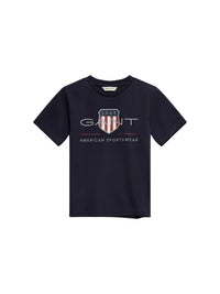 T-Shirt Marinho para Menino - GANT