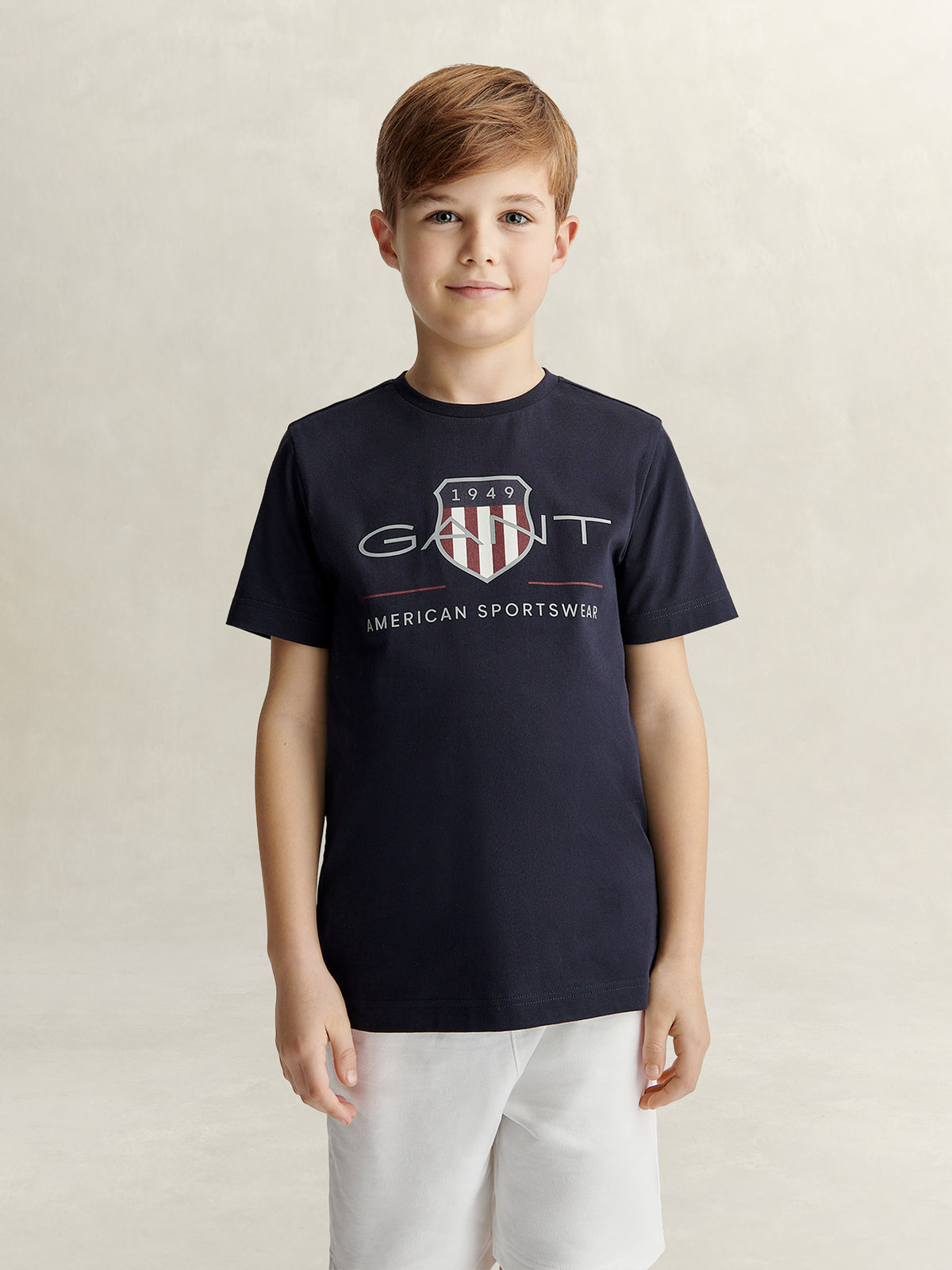 T-Shirt Marinho para Menino - GANT