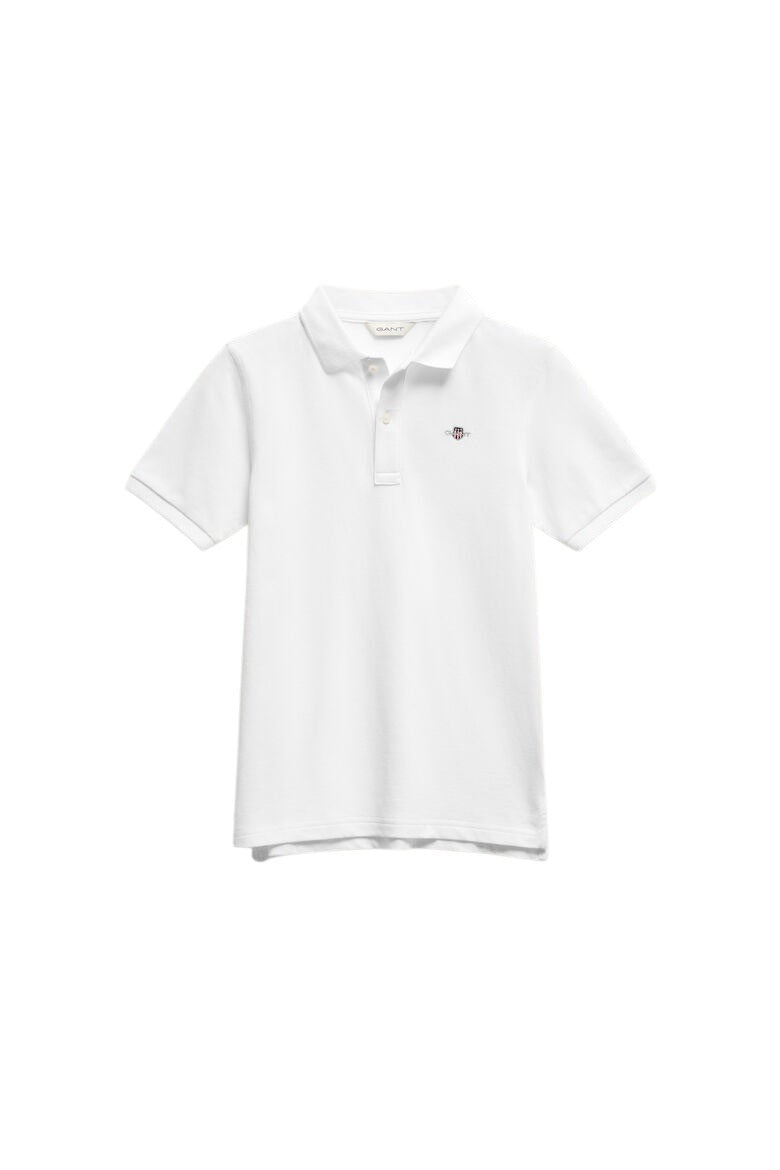 Polo Branco para Menino - GANT