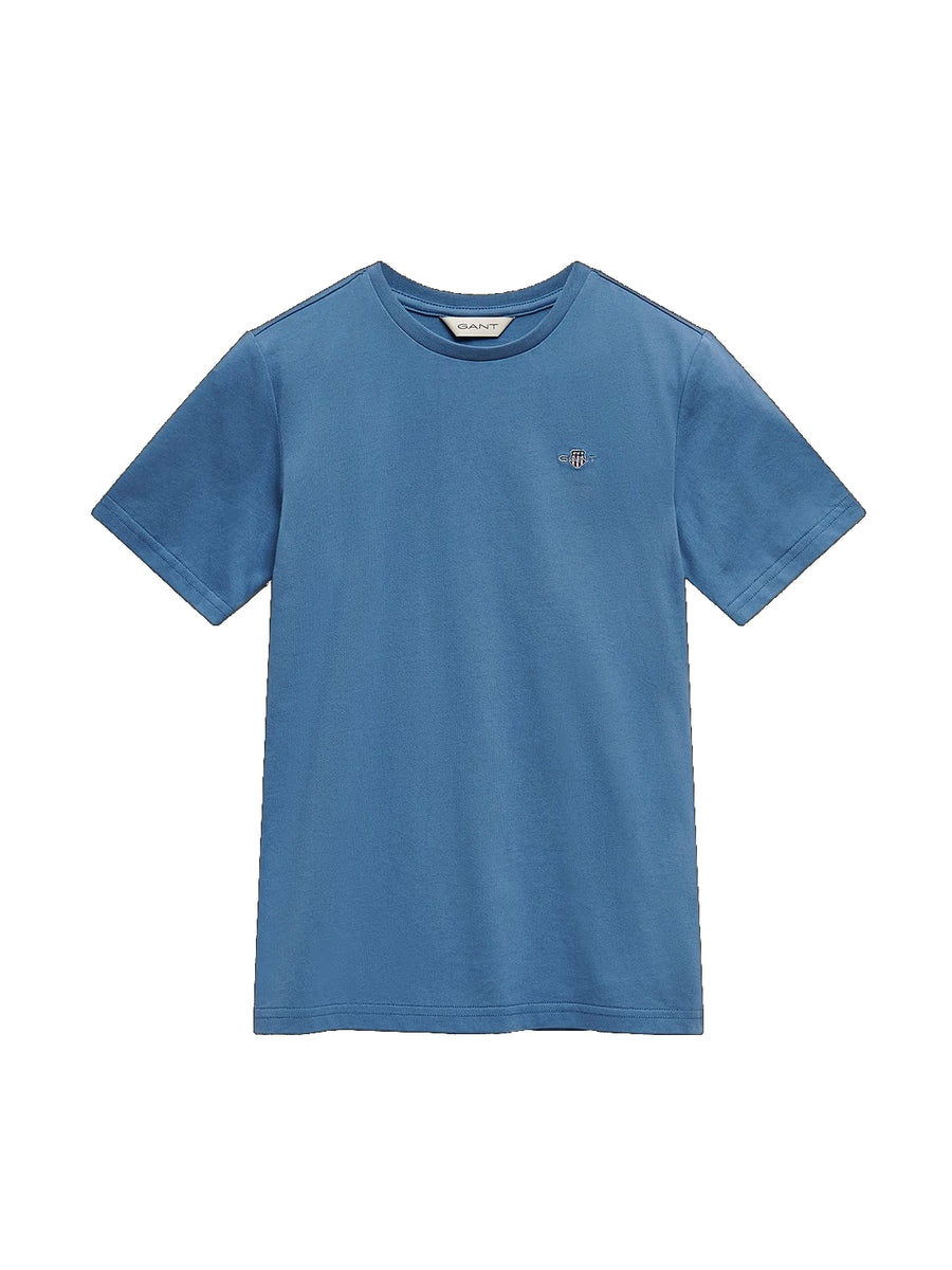 T-Shirt Azul Céu para Menino - GANT