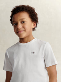 T-Shirt Branco para Menino - GANT
