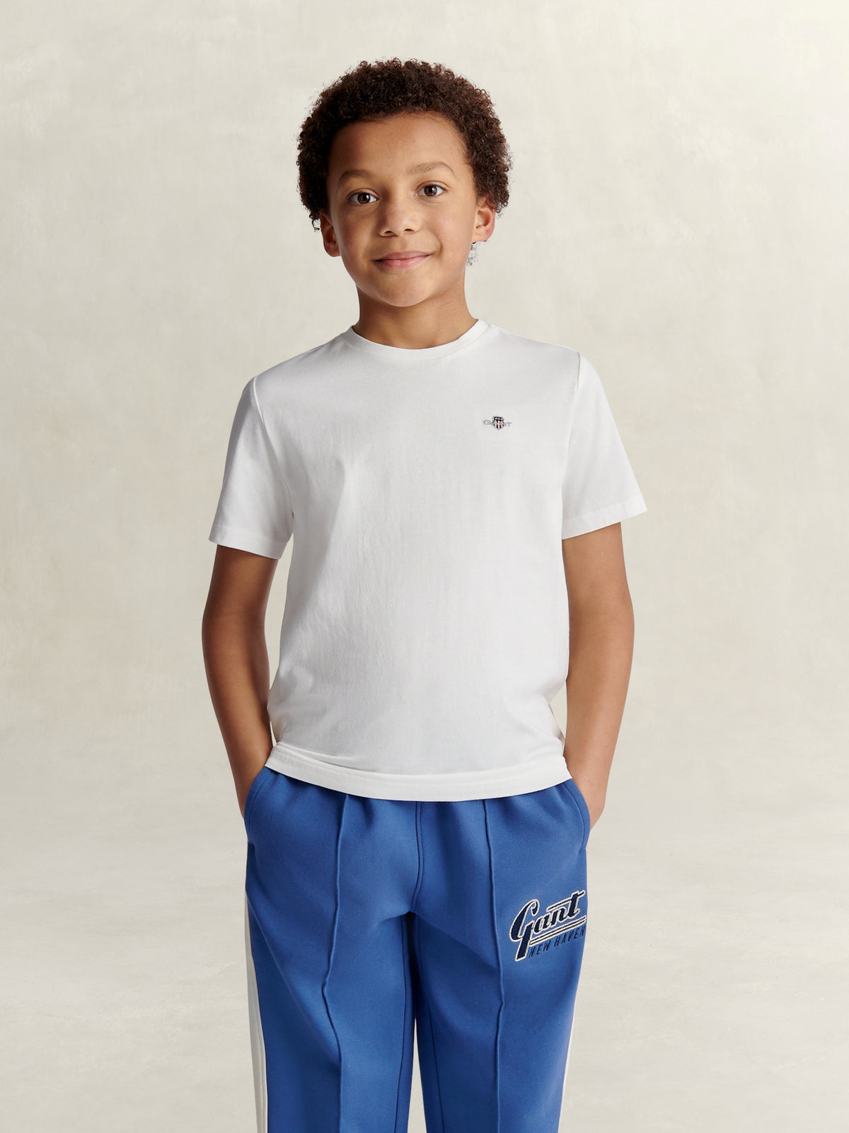 T-Shirt Branco para Menino - GANT