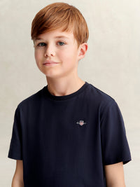 T-Shirt Marinho para Menino - GANT