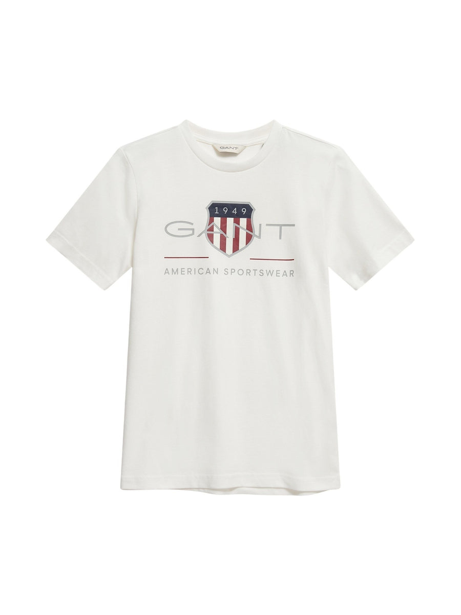 T-Shirt Branco para Menino - GANT