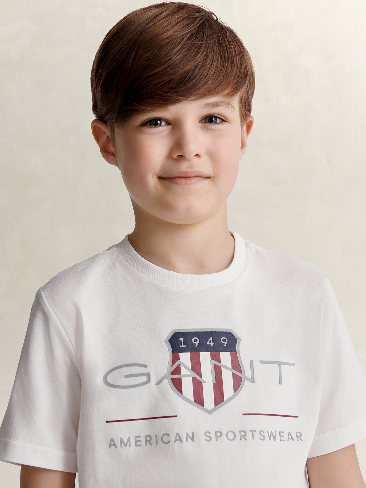 T-Shirt Branco para Menino - GANT
