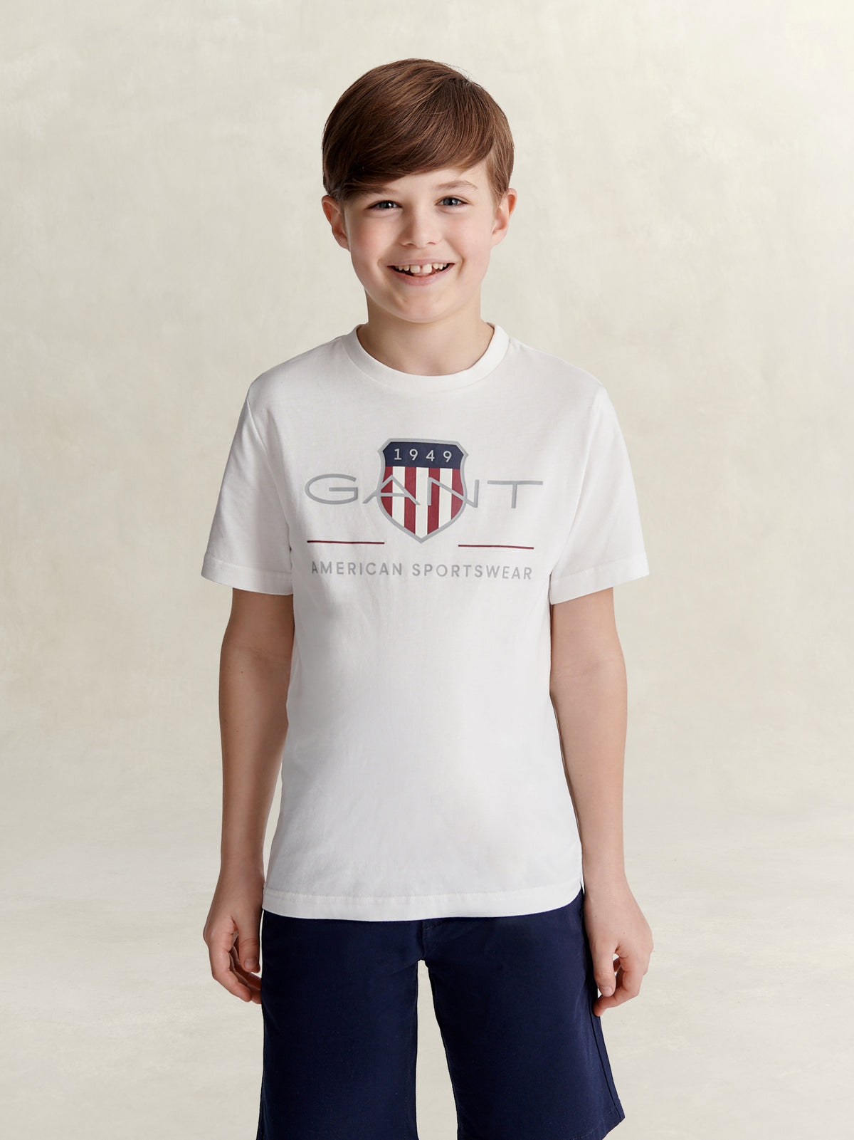 T-Shirt Branco para Menino - GANT