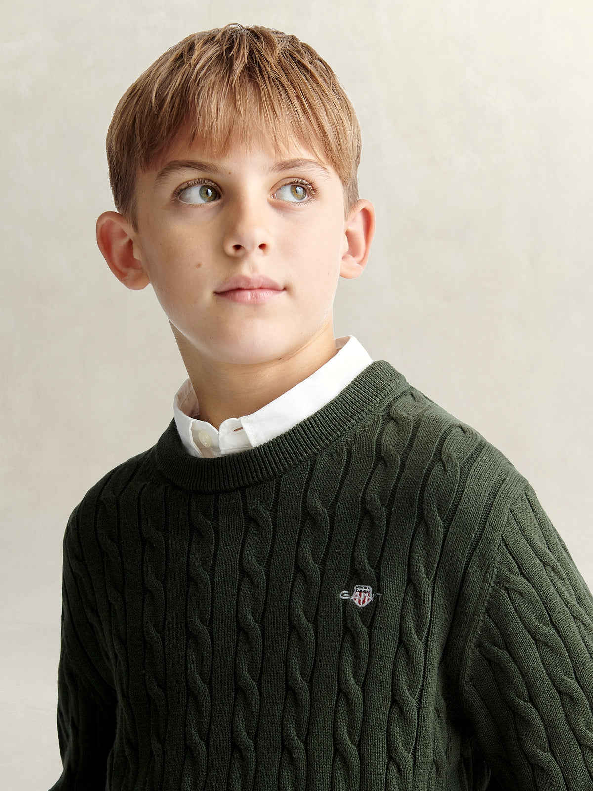 Camisola Verde Escuro para Menino - GANT