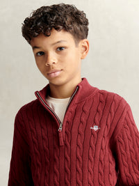 Camisola Bordeaux para Menino - GANT
