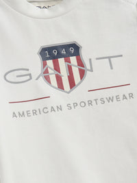 T-Shirt Branco para Menino - GANT