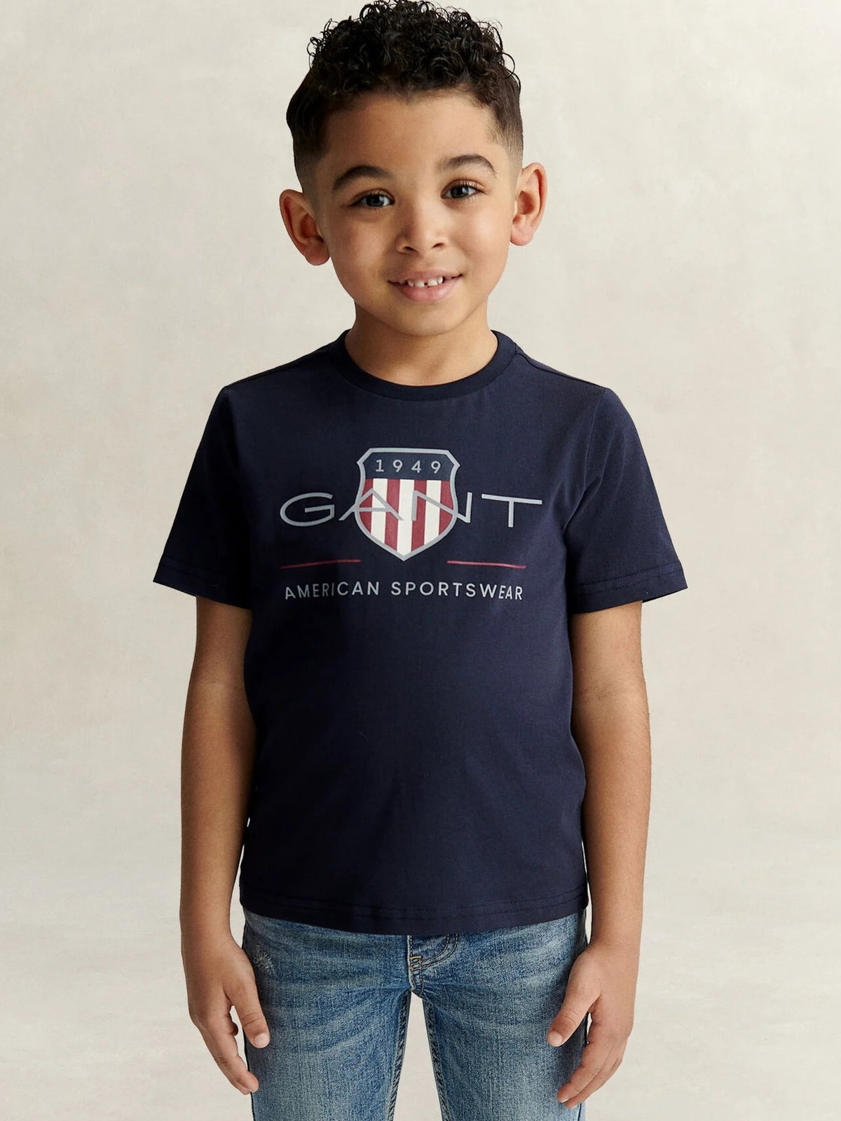 T-Shirt Marinho para Bebé Menino - GANT