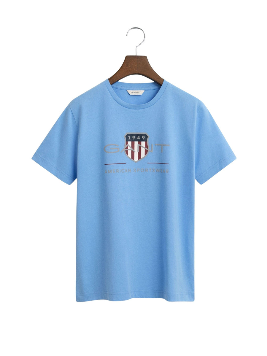 T-Shirt Celeste para Menino - GANT