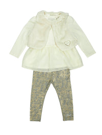 Conjunto Creme / Pérola para Bebé Menina - GUESS