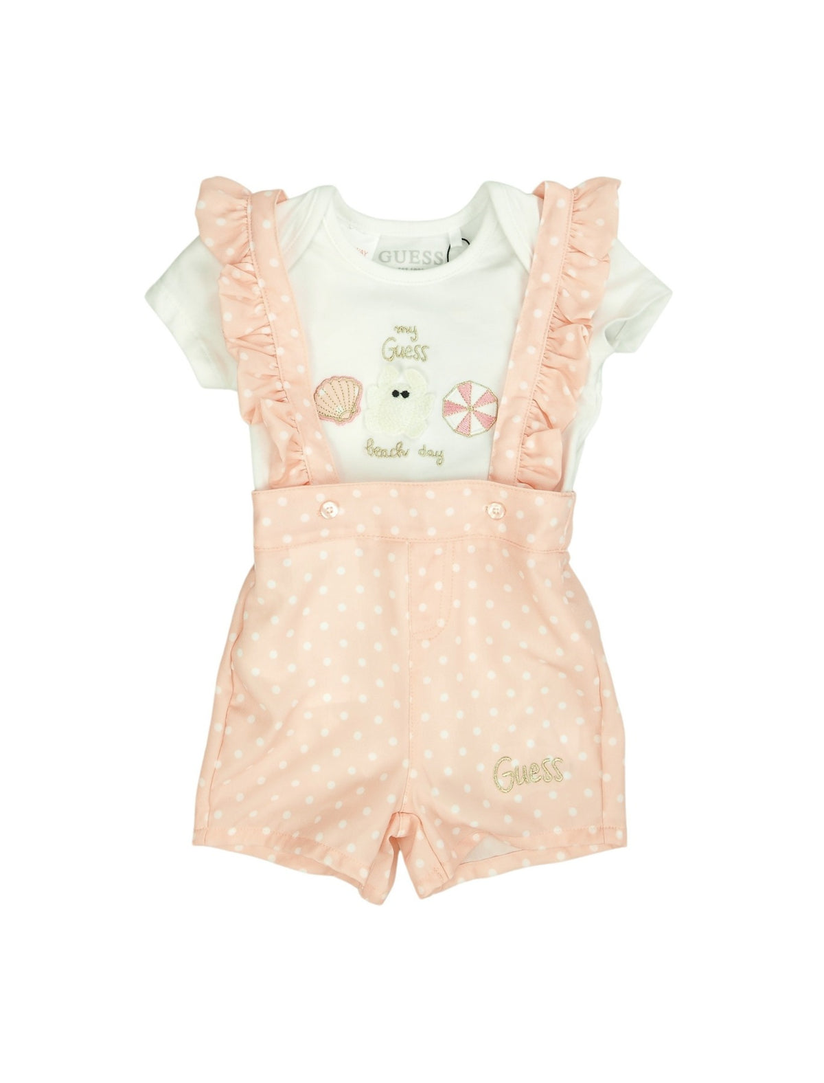 Conjunto Salmão para Bebé Menina - GUESS