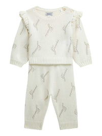 Conjunto Creme / Pérola para Bebé Menina - GUESS