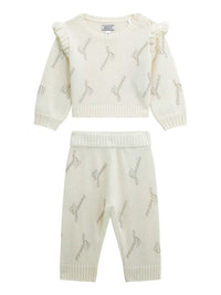 Conjunto Creme / Pérola para Bebé Menina - GUESS