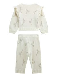 Conjunto Creme / Pérola para Bebé Menina - GUESS