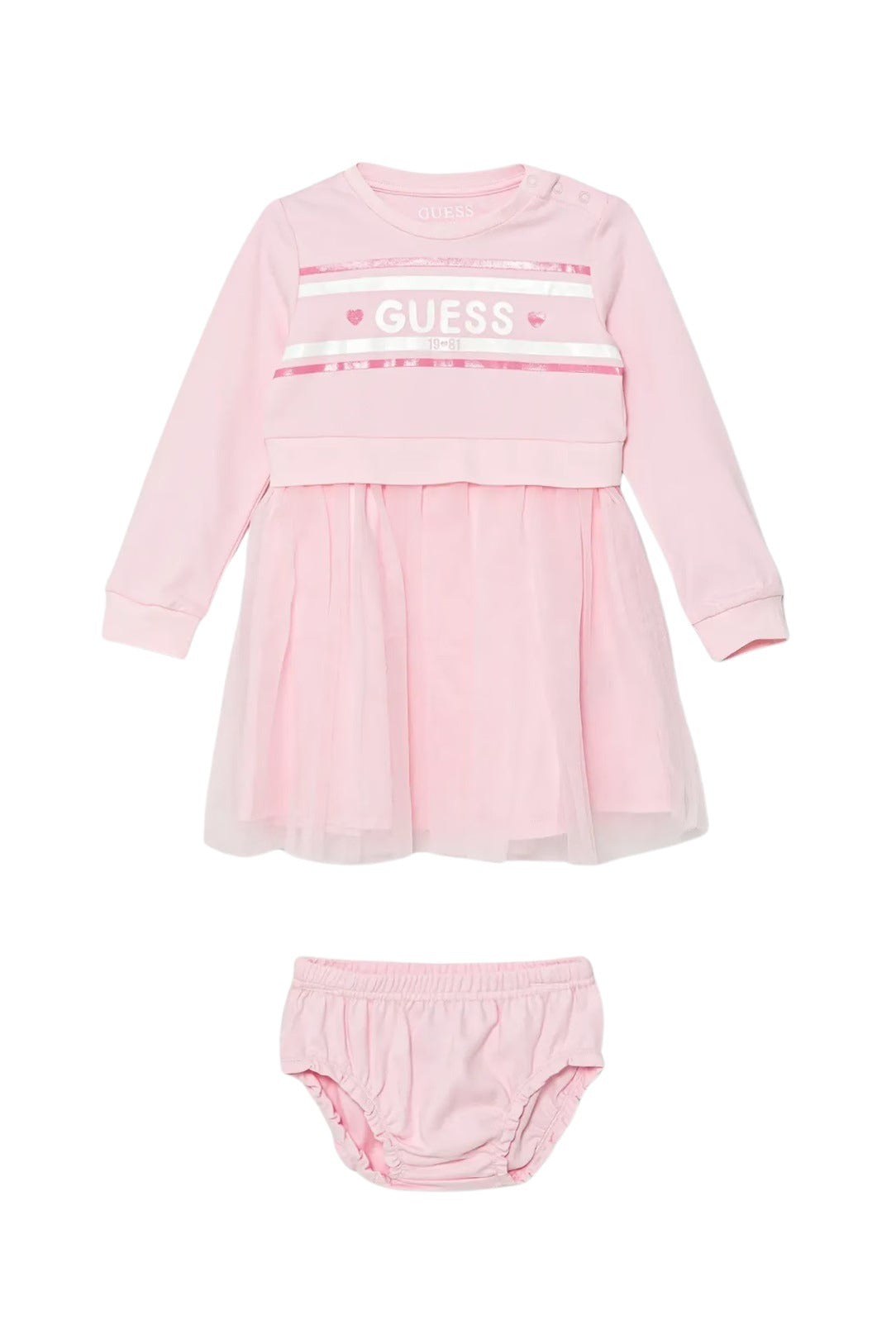 Vestido Rosa Bébé para Bebé Menina - GUESS