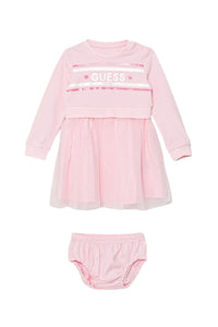 Vestido Rosa Bébé para Bebé Menina - GUESS