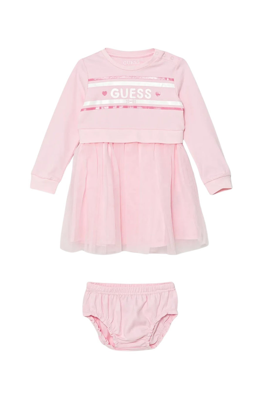 Vestido Rosa Bébé para Bebé Menina - GUESS