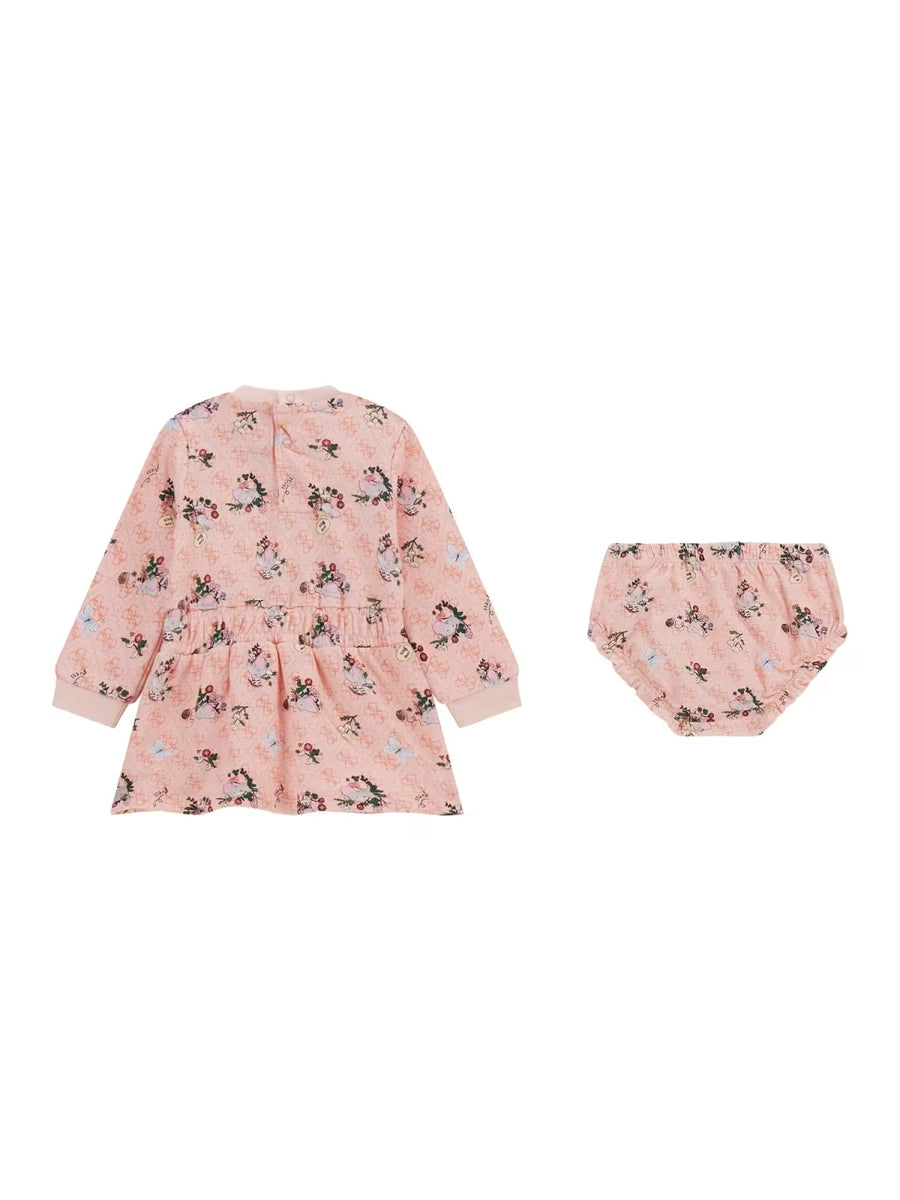 Vestido Salmão para Bebé Menina - GUESS
