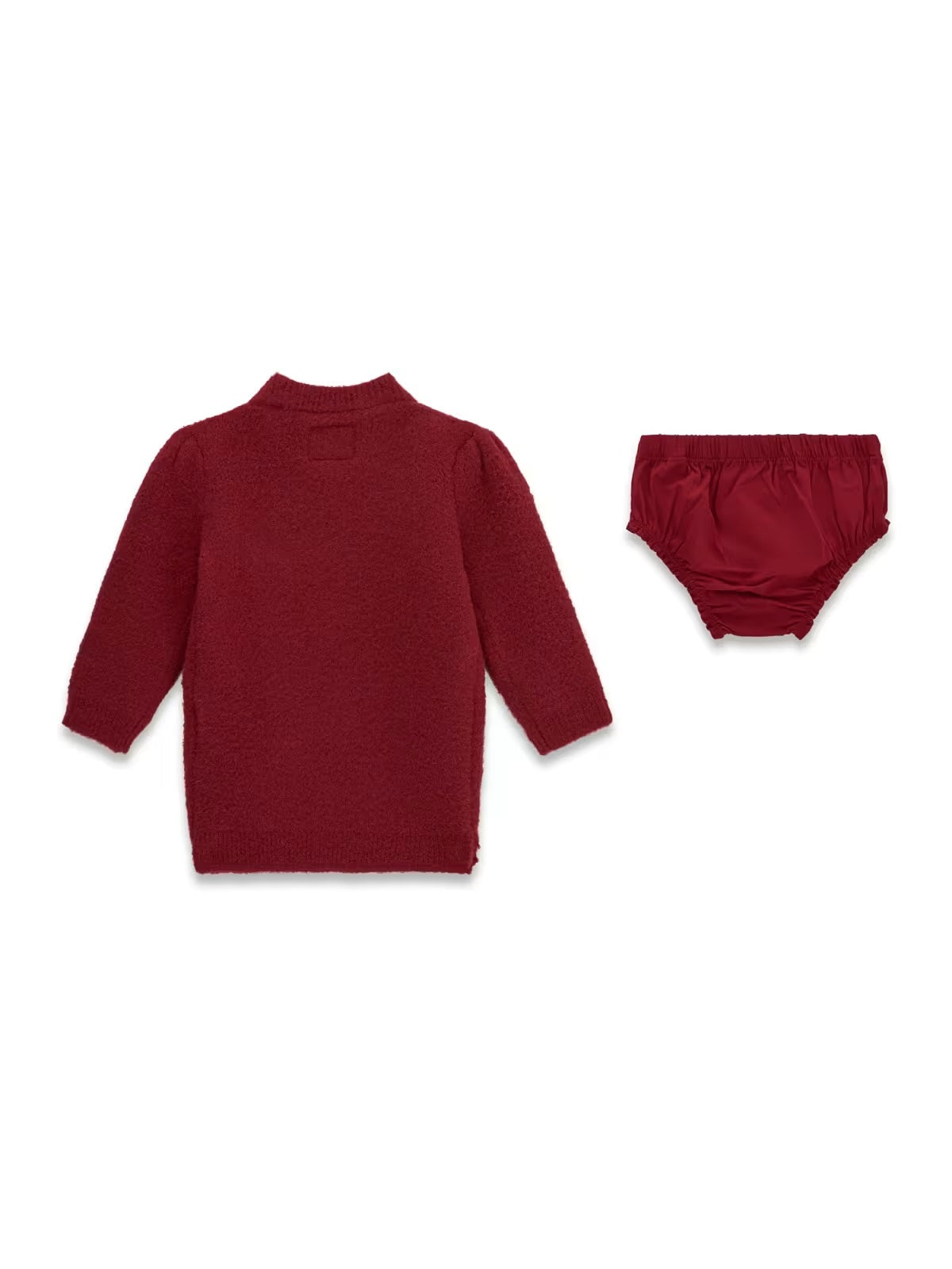 Vestido Vermelho Escuro para Bebé Menina - GUESS