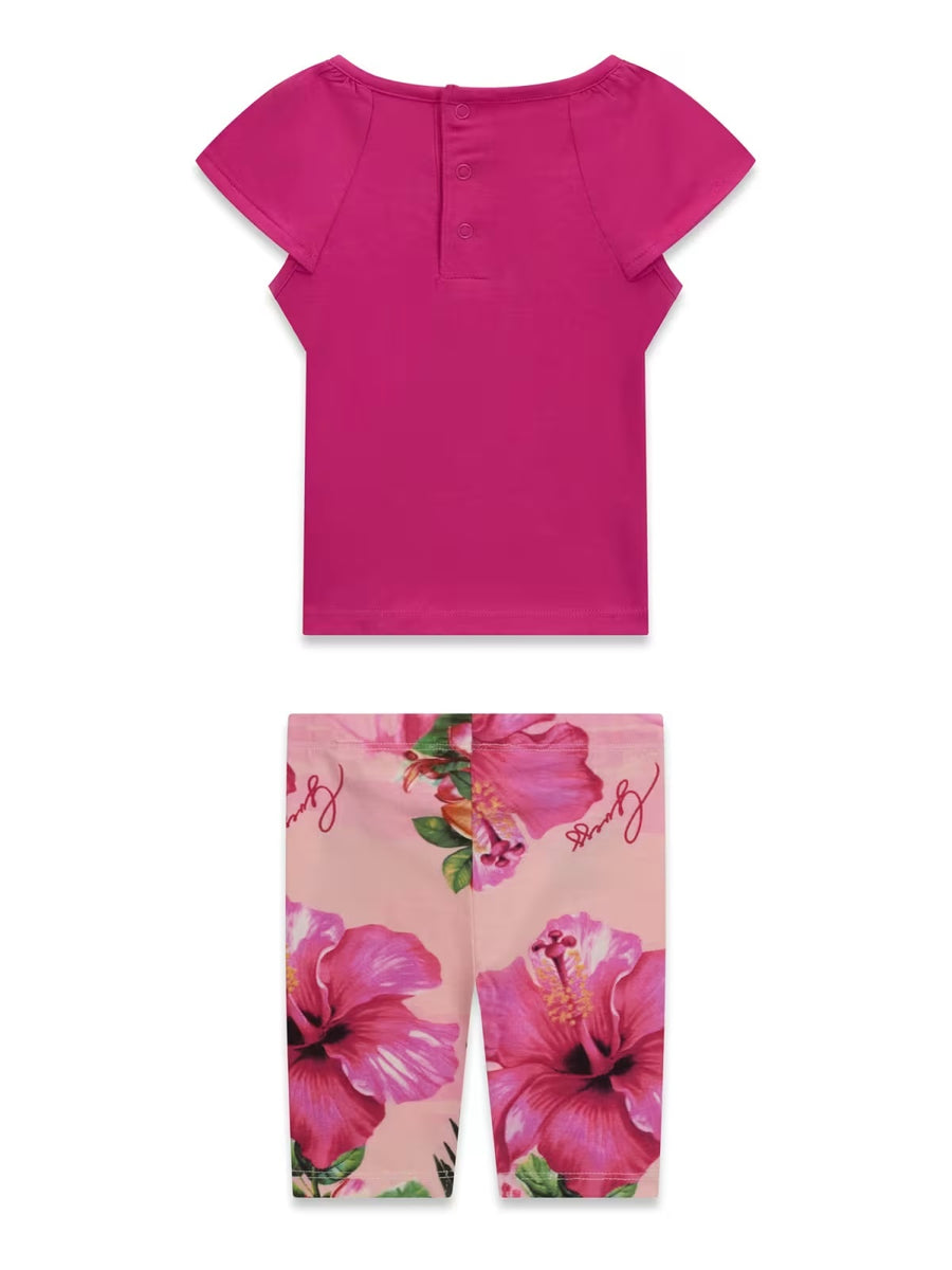 Conjunto Fúcsia para Bebé Menina - GUESS