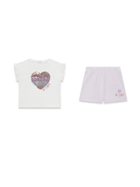 Conjunto Branco para Bebé Menina - GUESS