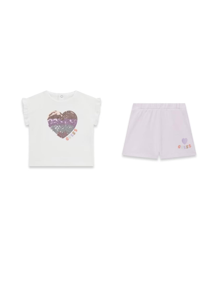 Conjunto Branco para Bebé Menina - GUESS