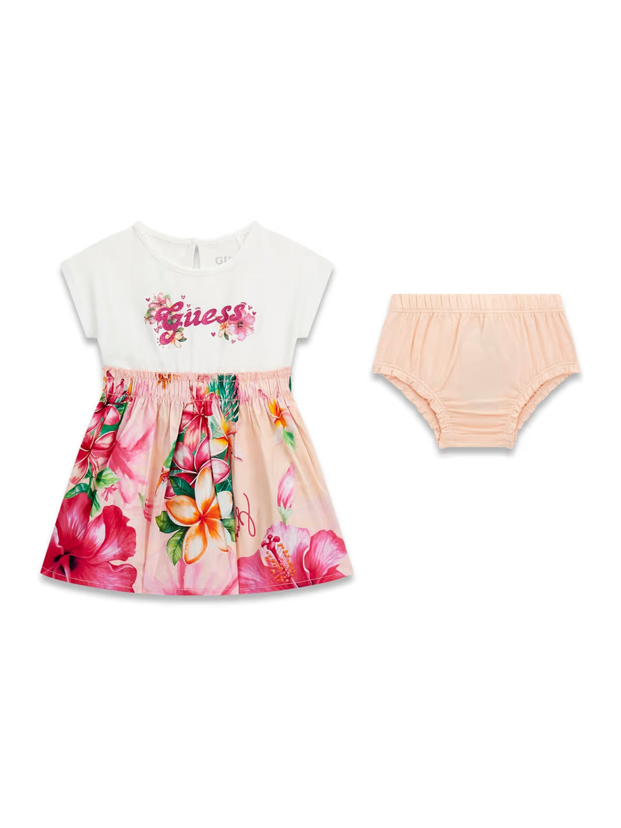 Vestido Rosa para Bebé Menina - GUESS
